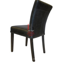 Black Leather Dining Chair